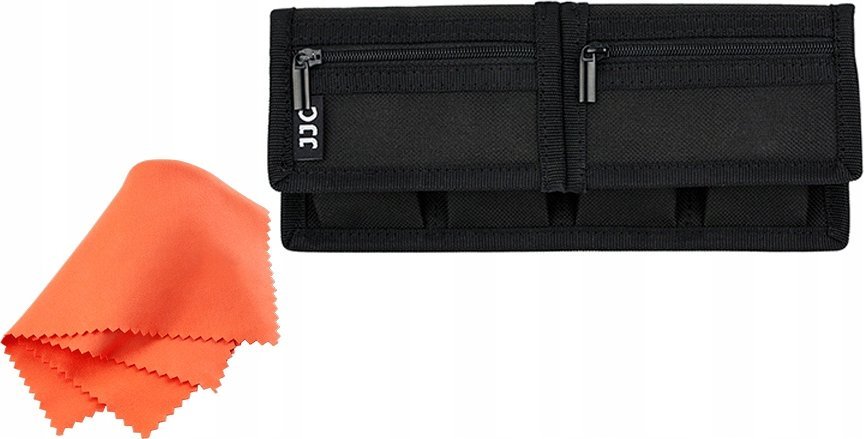 Торбичка за батерии и картички за меморија JJC BC P4, полиестер, црна