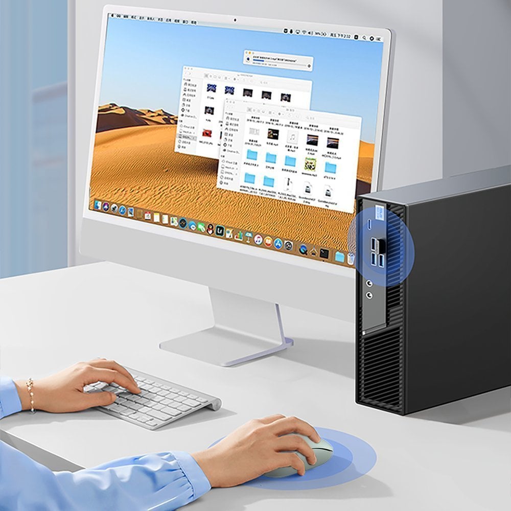 Mi kompjuteri Ugreen MU105 90672, me kabllo, optik, i zi