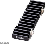 Heatsink për SSD M.2 Akasa Gecko Pro A-M2HS02-BK, alumin, për M.2 2280, i zi