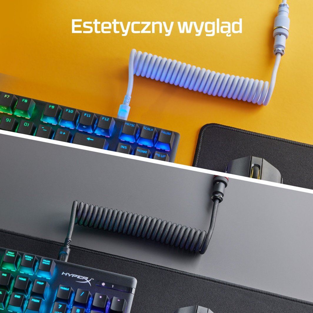 Kabllo HP HyperX USB-C, e kuqe/zezë