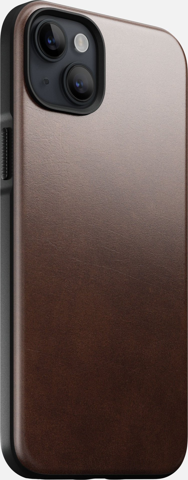 Këllëf lëkure Nomad Modern Horween për iPhone 14 Plus, kompatibil me MagSafe, ngjyrë kafe