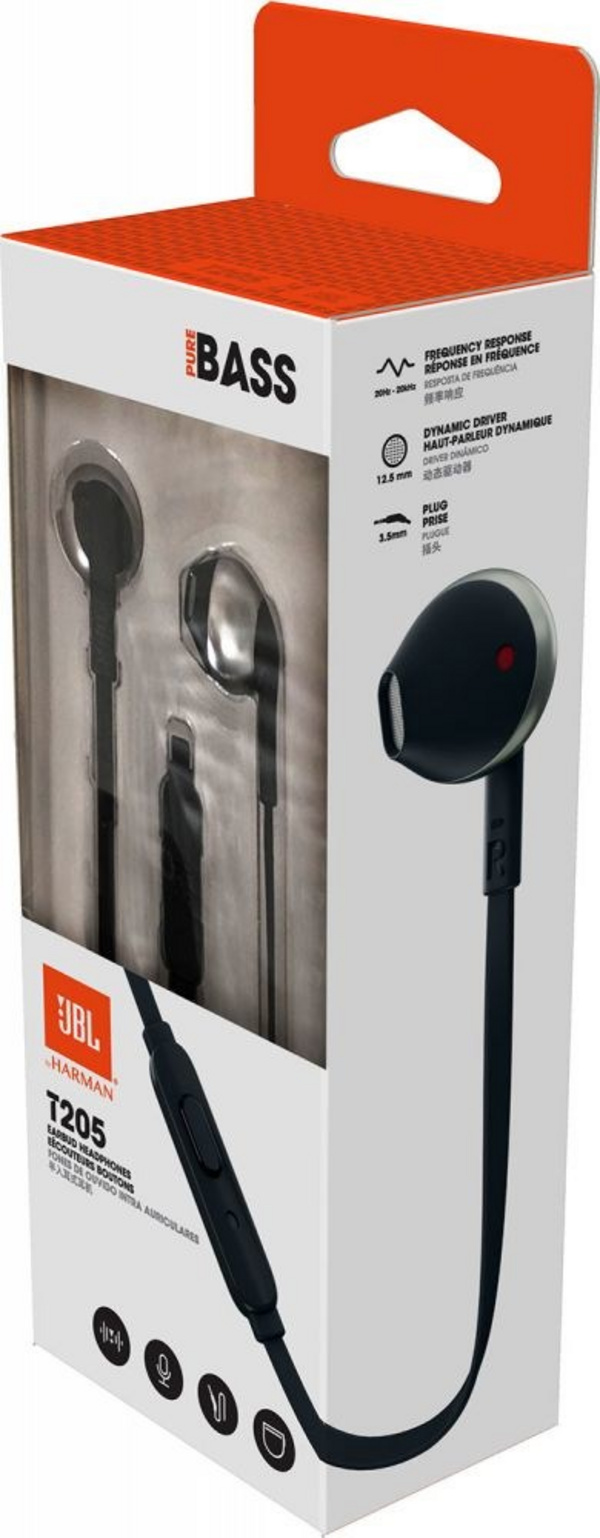 Kufje JBL T205, të zeza