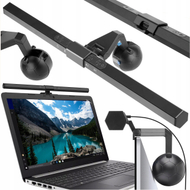 Lampë LED për monitor, 40 cm, montim në ekran, USB, e zezë