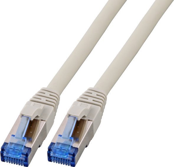 Kabllo rrjeti RJ45 Goobay K5525FGR.25, S/FTP Cat.6A, 25m, gri