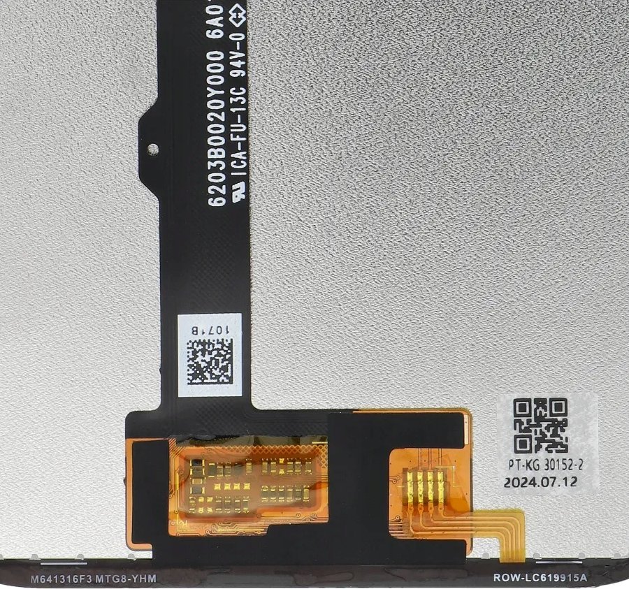 Ekran LCD FixCell për Motorola G8, OEM, pa kornizë, i zi