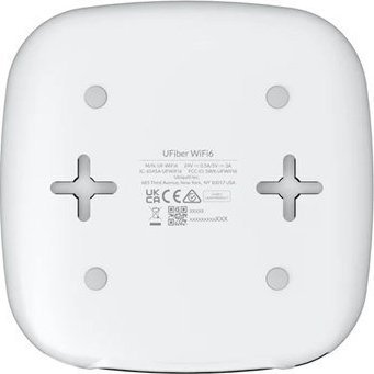 Ruter Ubiquiti UFiber WiFi6 GPON CPE, WiFi 6, porta Gigabit LAN, bardh e zezë