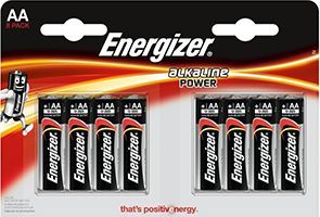 Bateri Energizer Alkaline Power, AA / R6, 1.5V, 8 copë