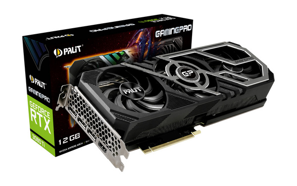 Kartelë grafike Palit GeForce RTX 3080 Ti GamingPro, 12GB GDDR6X