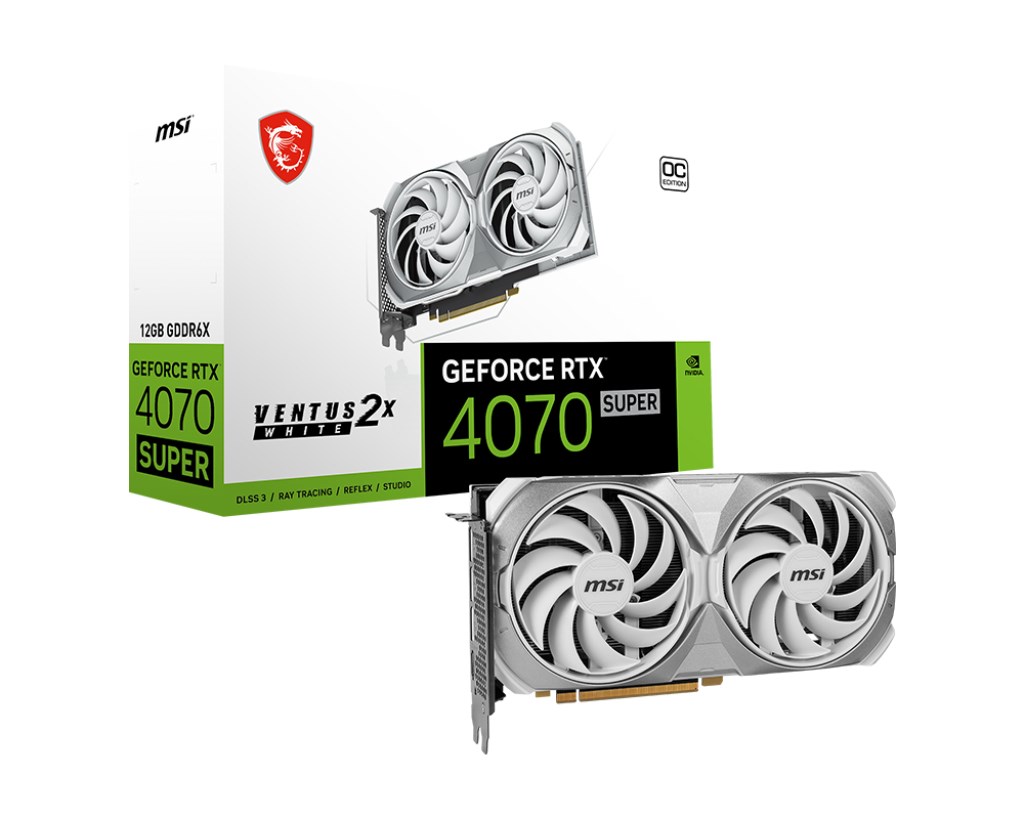 Kartë grafike MSI NVIDIA GeForce RTX 4070 SUPER, OC, 12 GB GDDR6X