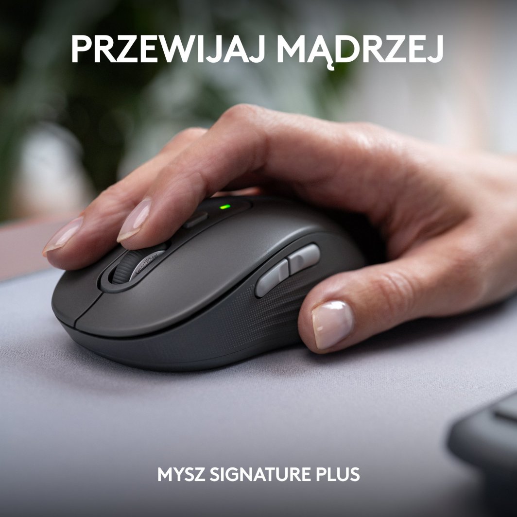 Set tastierë dhe maus Logitech Signature Slim MK950, i hirtë