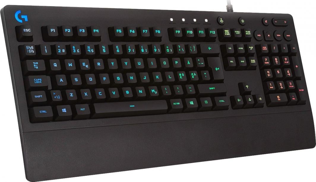 Tastierë Logitech G213, US, e zezë
