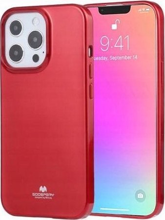 Futrollë Mercury Jelly për iPhone 15 Pro 6.1", TPU, e kuqe