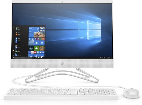 Kompjuter HP (22-c0023nc), 21.5", 4GB DDR4, 128GB SSD, Intel Pentium J5005, Intel UHD Graphics, i bardhë