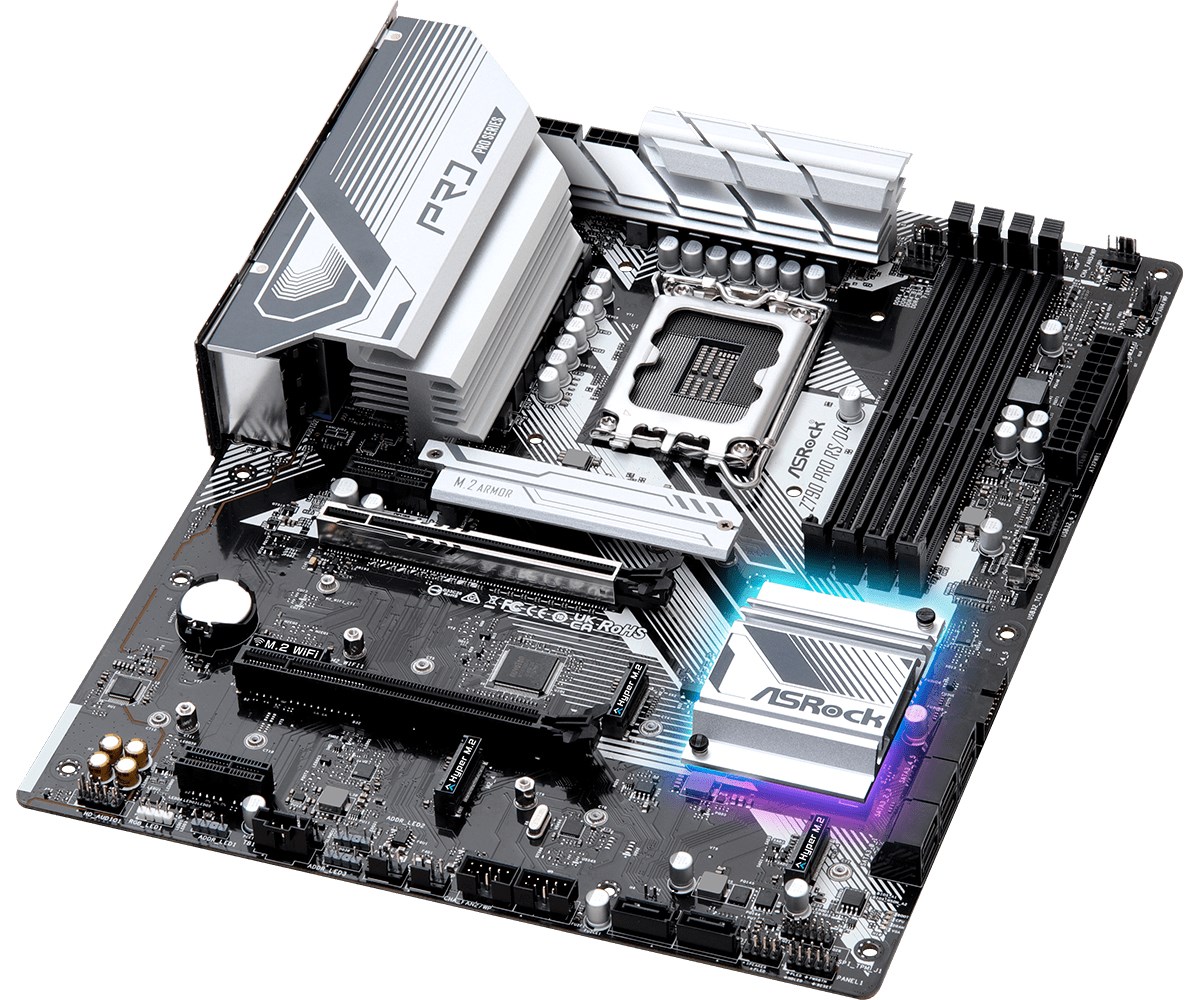 Pllakë amë Asrock Z790 Pro RS/D4 Intel Z790 LGA 1700 ATX