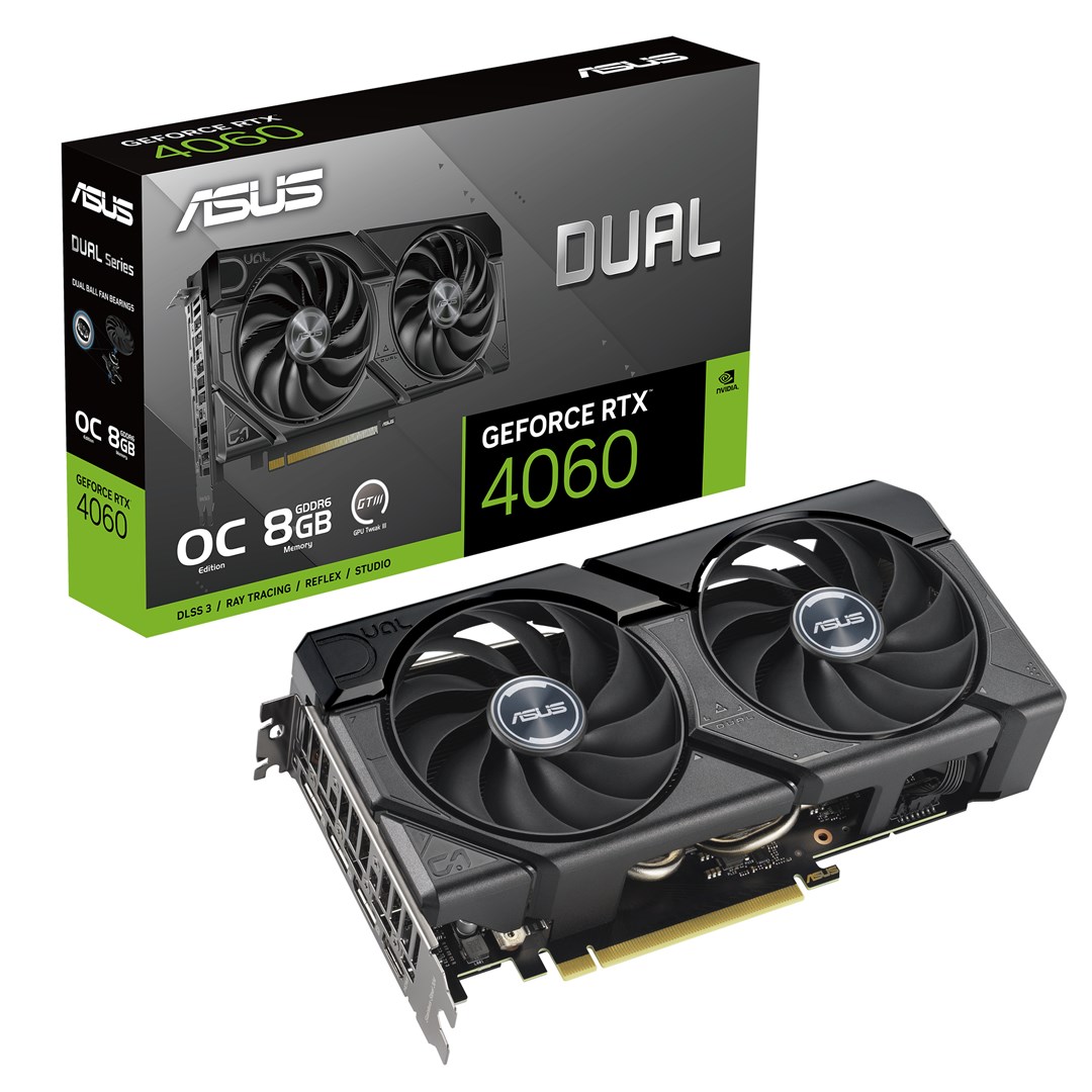 Графичка картичка ASUS Dual NVIDIA GeForce RTX 4060, 8 GB GDDR6