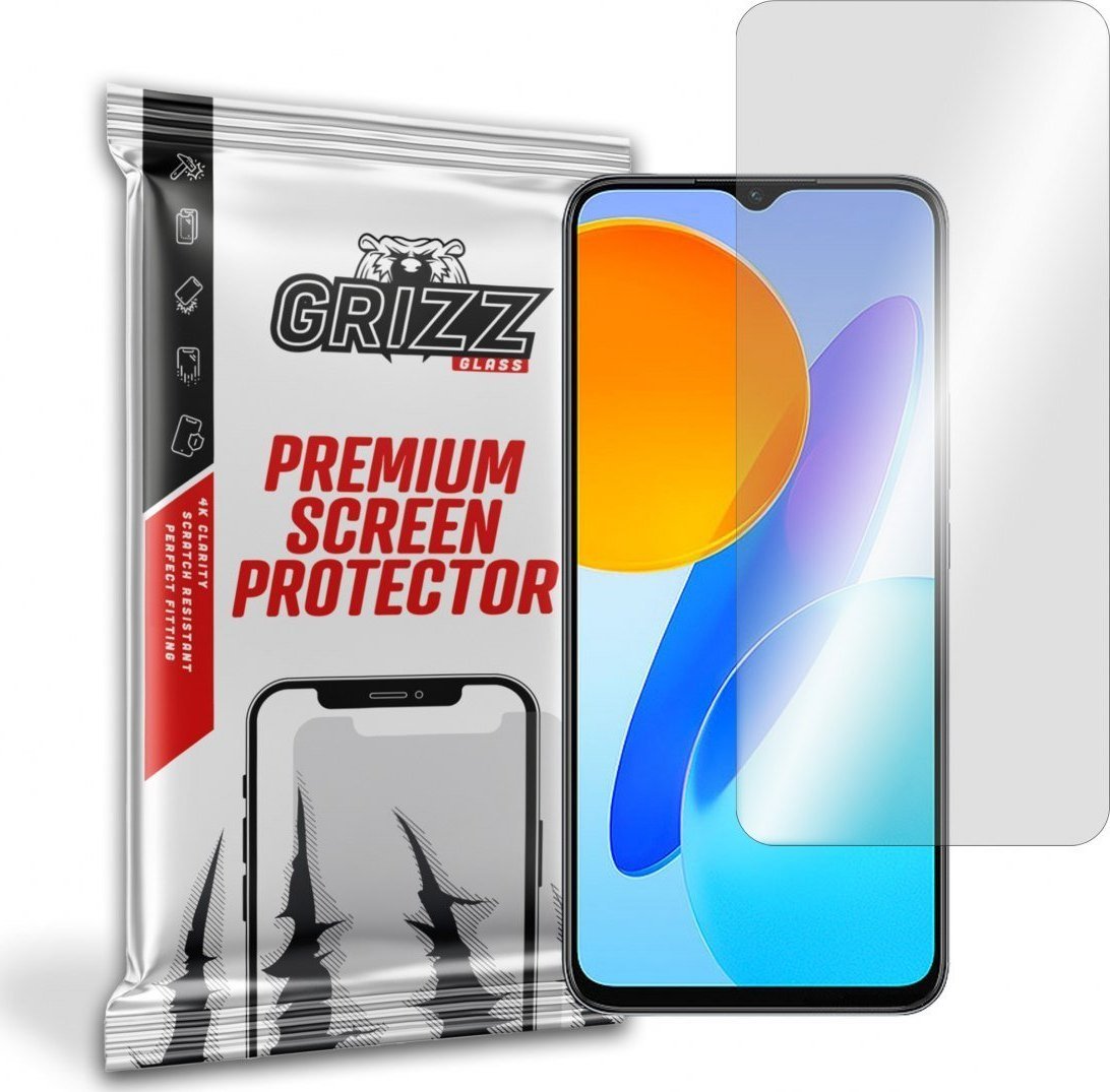 Xham mbrojtës hibrid GrizzGlass për Honor Play 30, transparencë e lartë, shtresë oleofobike
