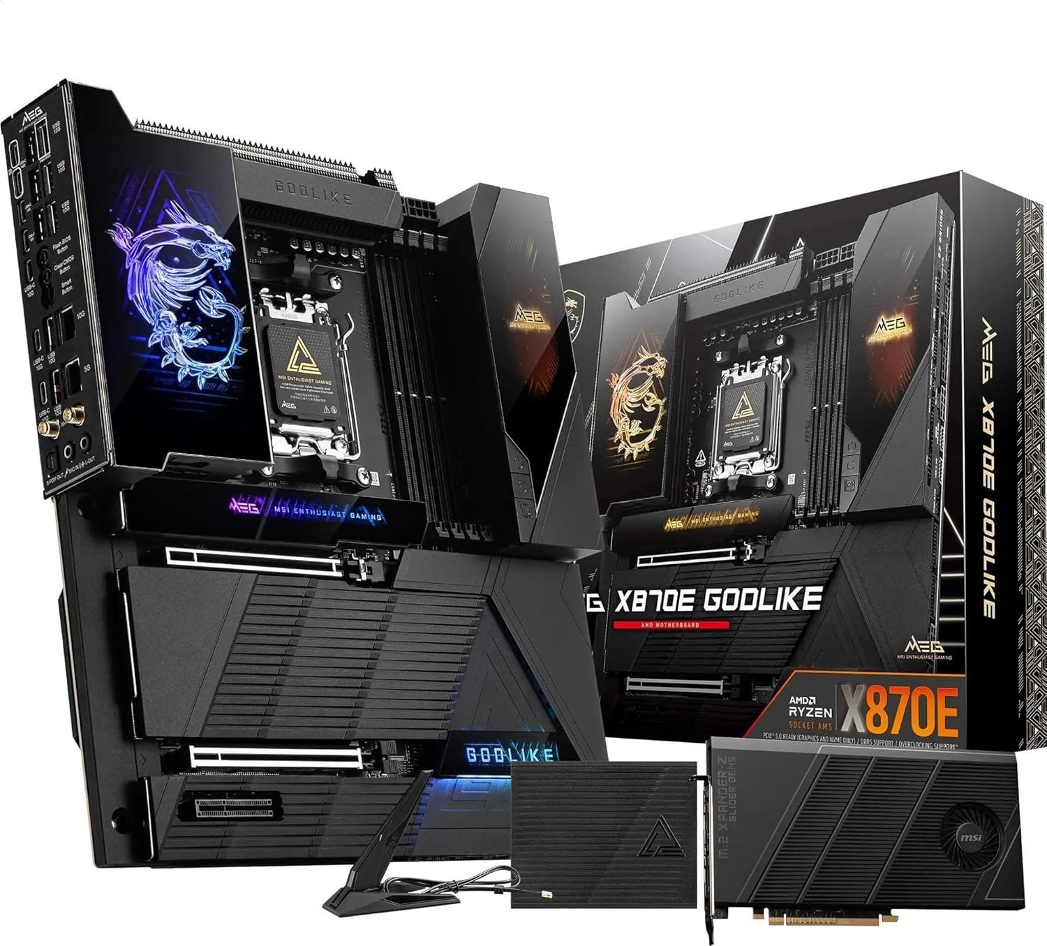 Pлоча MSI MEG X870E Godlike, AM5, DDR5, PCIe 5.0, црна