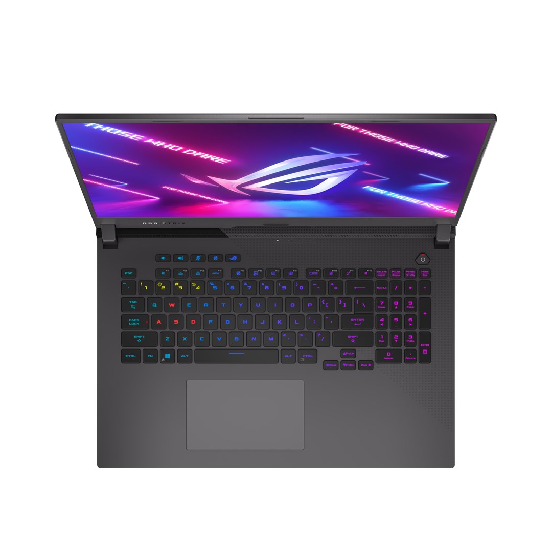 Laptop ASUS ROG Strix, 17.3", AMD Ryzen 7 6800H, 16 GB RAM, 512 GB SSD, NVIDIA GeForce RTX 3080, i hirtë