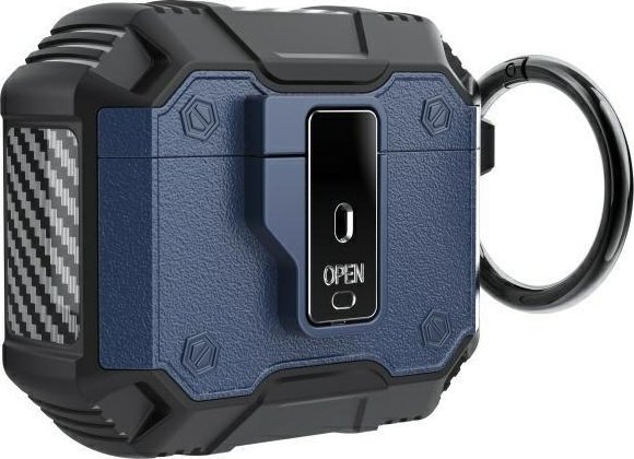 Mbulesë për kufje Beline AirPods Click Cover, për AirPods 4, e kaltër