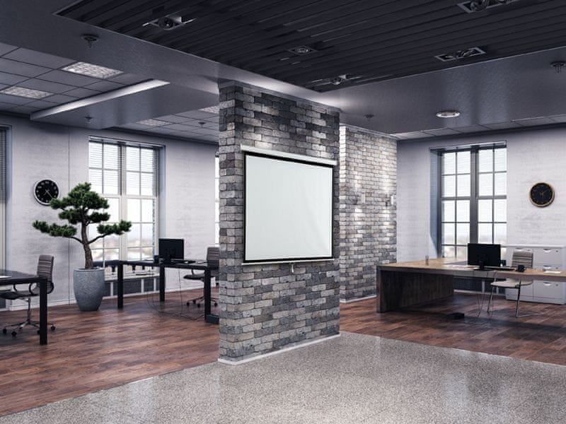 Ekran projekcioni AVELI, 119", format 1:1, i bardhë