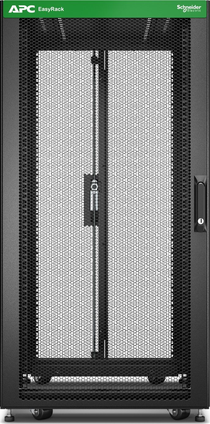 Kabinë qëndruese APC ER6402, 24U, 19", e zezë