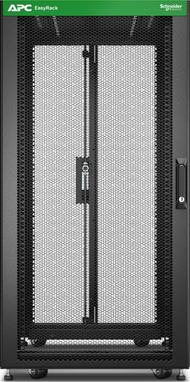 Kabinë qëndruese APC ER6402, 24U, 19", e zezë