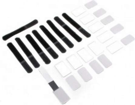 Organizues kabllosh Label The Cable, 10 copë, të zinj