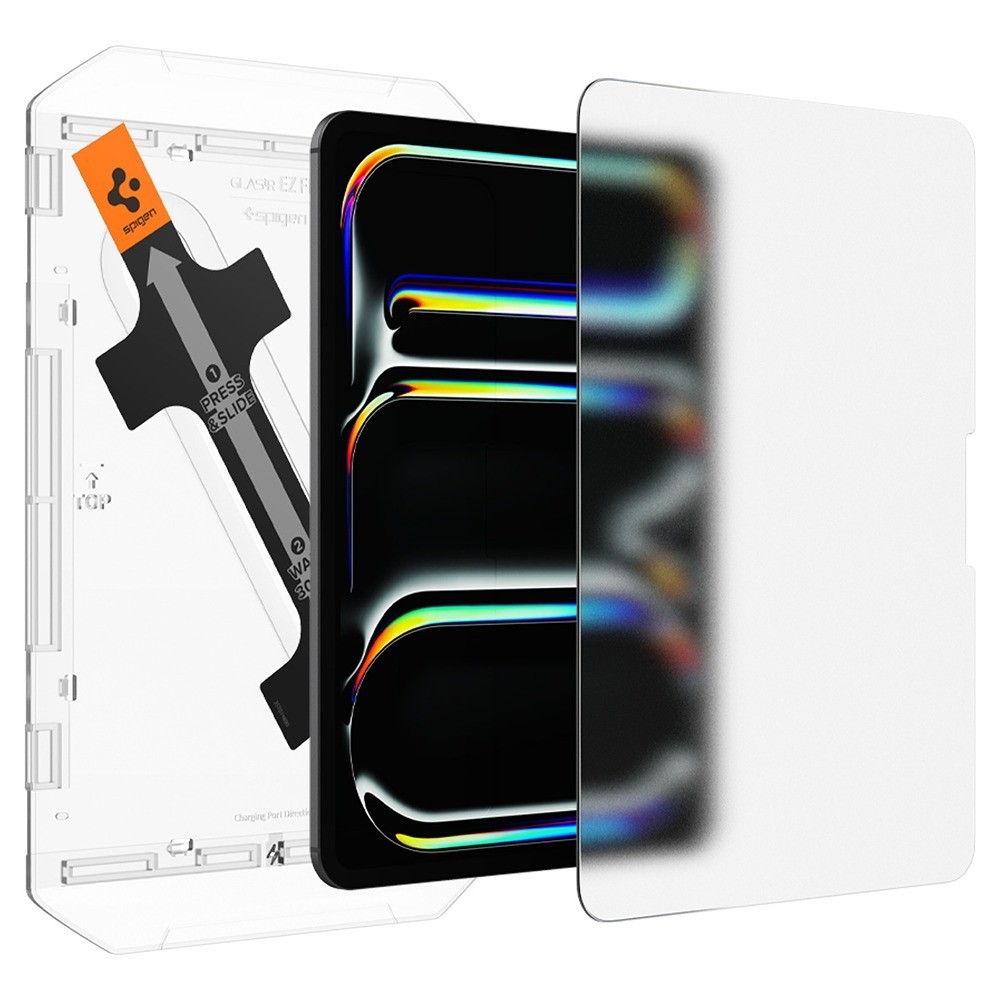 Mbrojtës ekrani Spigen Tempered Glass për iPad Pro 11" M4 2024, 9H, mat, transparent