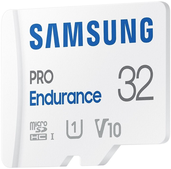 Kartë memorie Samsung Micro SDHC 32GB PRO Endurance UHS-I U3 (Class 10) + përshtatës SD