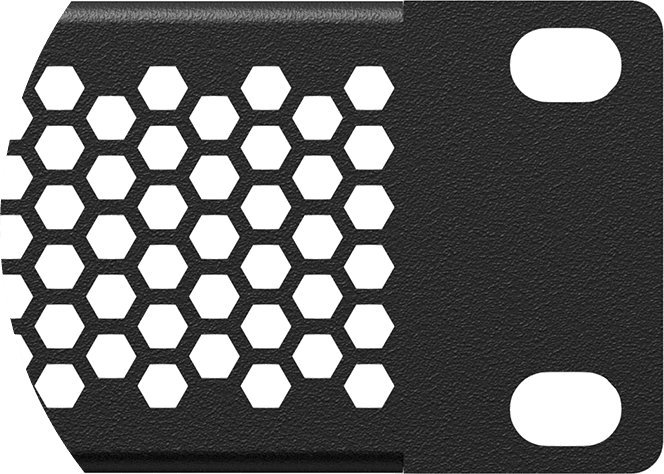 Panel bosh i ventiluar për rack BSVH Series 19", çelik 1.5 mm, i zi