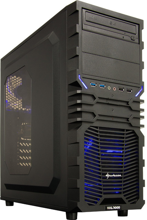 Shtëpizë HAL3000 Battlebox Essential IEM 3G by MSI, intel Core i5-7400, DDR4 16GB, NVIDIA GeForce GTX 1060, HDD 1TB/SSD 120GB, e zezë