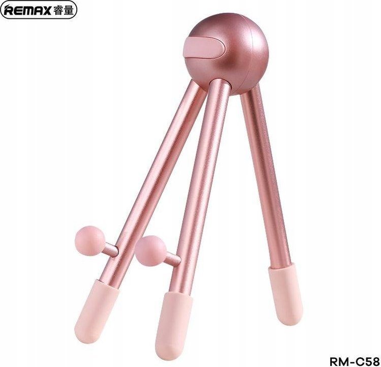 Mbajtëse telefoni Remax Alien Series RM-C58, rrotullim 120°, rozë