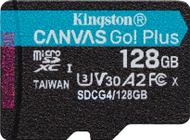 Kartelë memorie Kingston Canvas Go Plus Gen4, 128GB, MicroSDXC A2 U3, pa adapter
