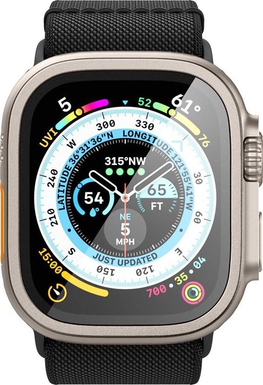 Mbrojtës ekrani Spigen Glass tR Slim Pro, për Apple Watch Ultra 2 Ultra 49mm, titan