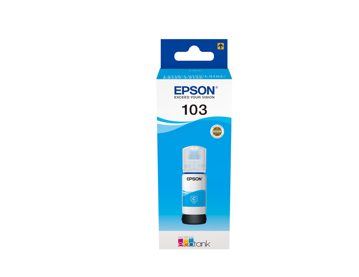 Ngjyrë për printer Epson 103, 70 ml, e kaltër
