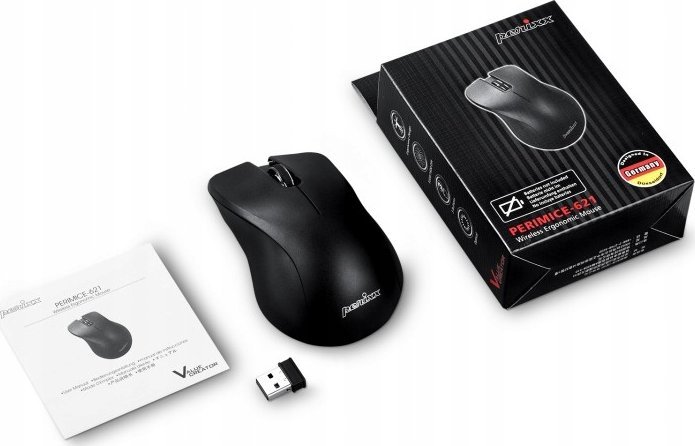 Maus wireless Perixx PERIMICE-621, optik 1600dpi, 2.4 GHz, i zi, klik i heshtur