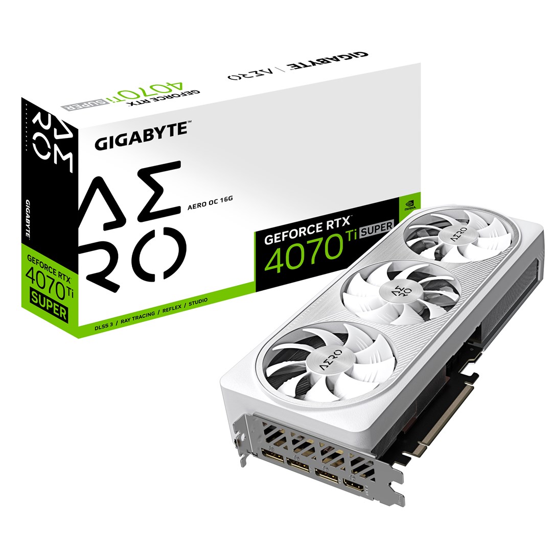 Kartë grafike GIGABYTE AERO NVIDIA GeForce RTX 4070 Ti, OC, 16 GB GDDR6X
