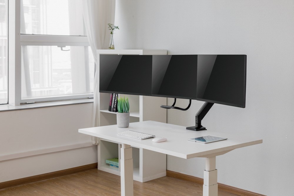 Mbajtëse monitori Gembird MA-DA3-03, 27", 18 kg, e zezë