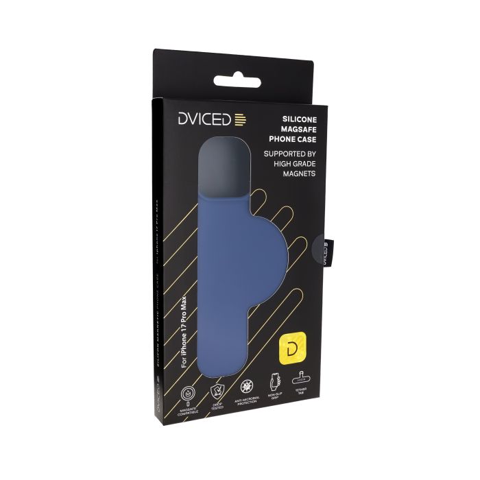 Dviced Silicone MagSafe iPhone 17 Pro Max Case, Blue