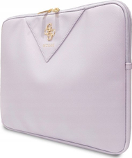 Futrollë laptopi Guess Triangle 4G, 14", për MacBook, vjollcë