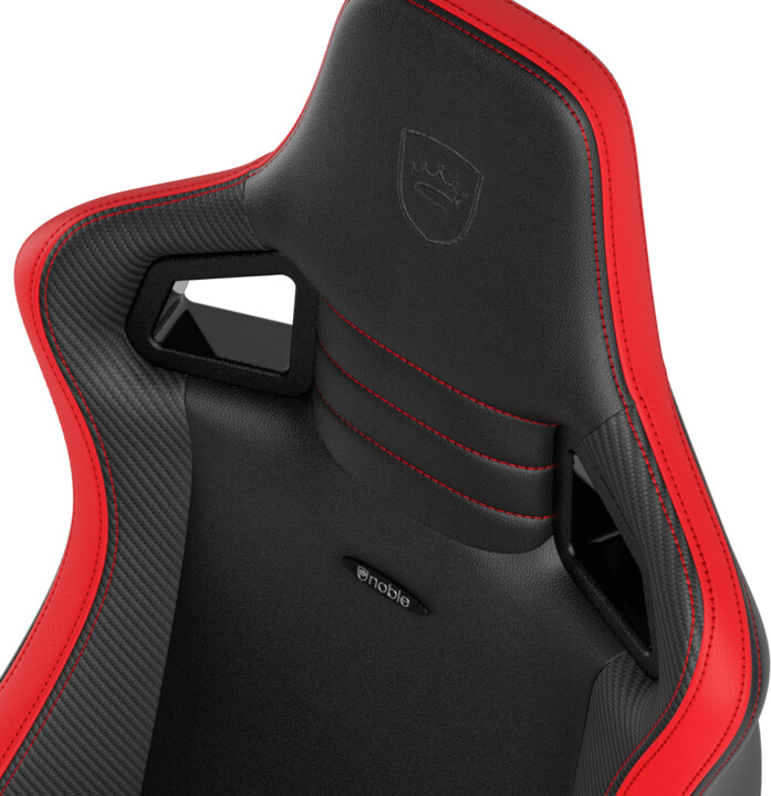 Столица noblechairs EPIC Compact, црна / црвена