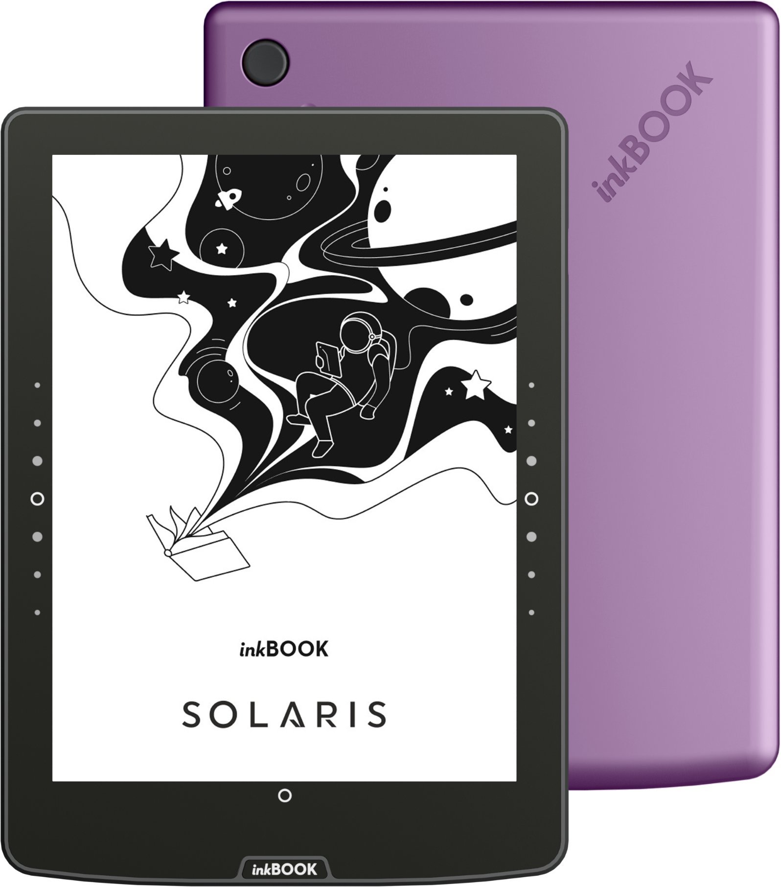 Lexues elektronik inkBOOK Solaris, ekran 6" E Ink, Wi-Fi dhe Bluetooth, i zi