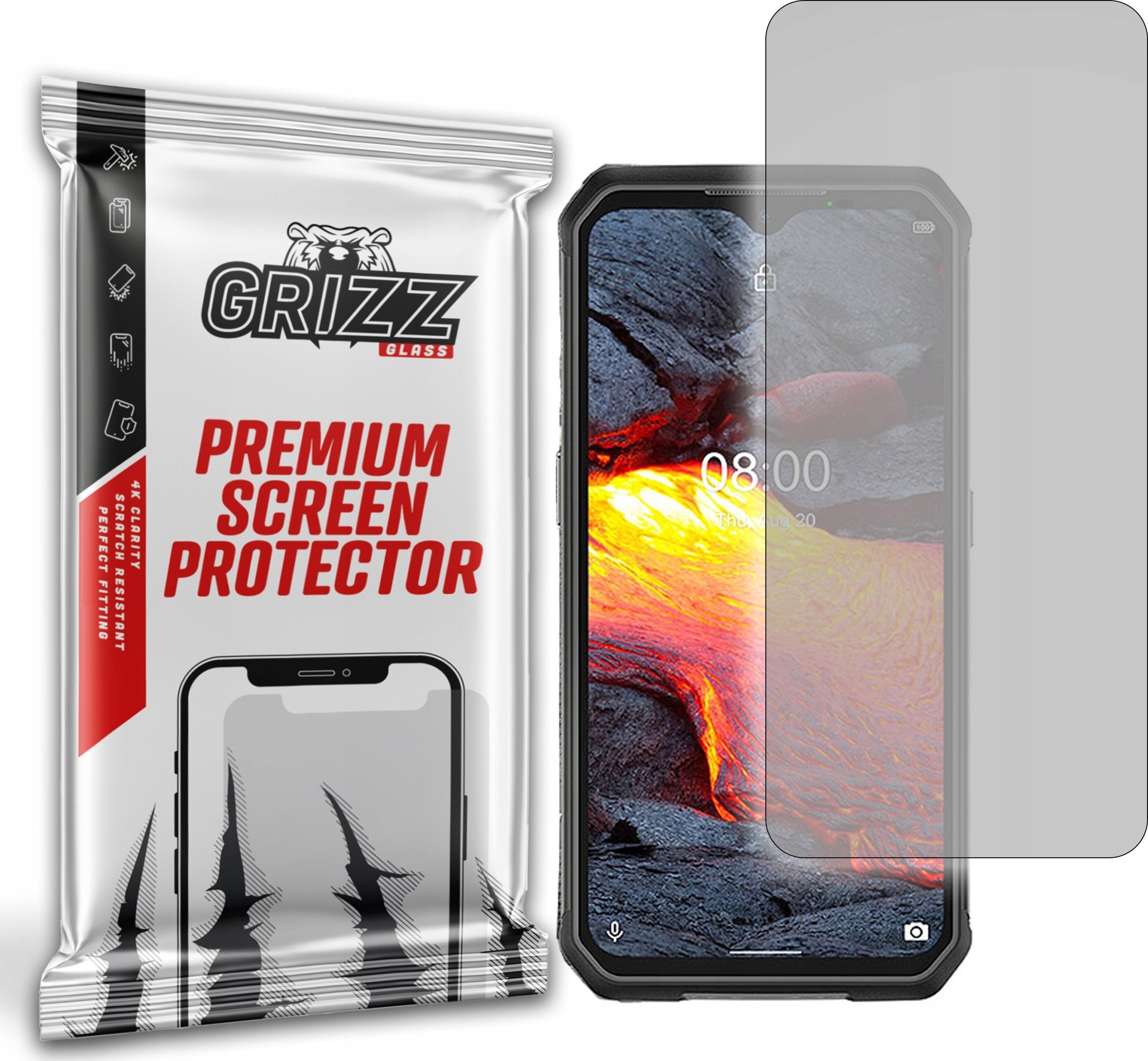 Folie mbrojtëse Grizz PaperScreen për Ulefone Armor 9e, anti-fingerprint, mat, transparente