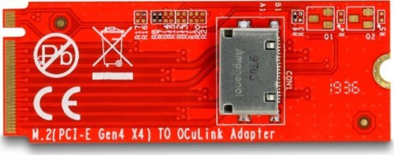 Konvertues DeLOCK M.2 Key M në OCuLink SFF-8612, NVMe, PCI Express
