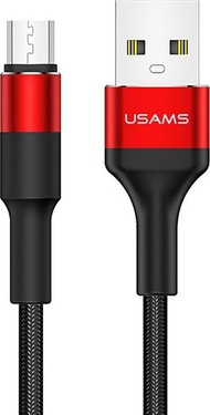Kabllo USAMS USB A - MicroUSB SJ224USB02, 1.2m, e kuqe