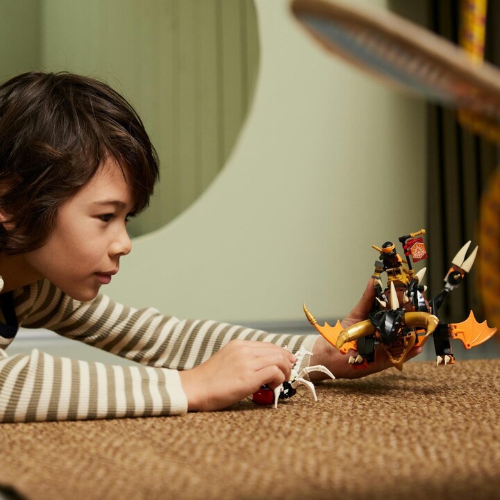 Set LEGO® NINJAGO® 71782 Cole's Earth Dragon EVO, 285 pjesë