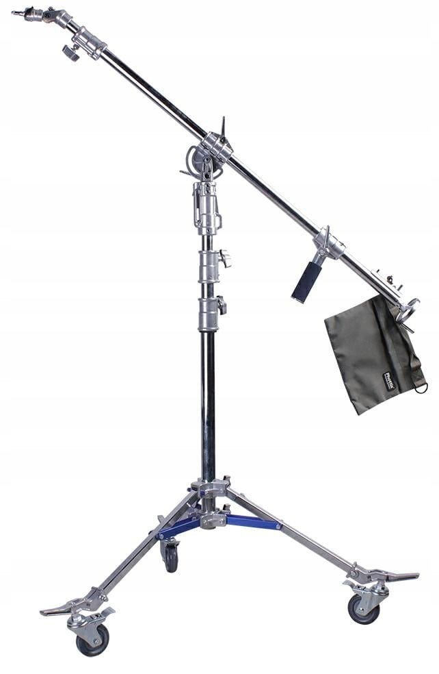 Stativ me boom Phottix Studio Pro WAH220, profesional, me rrota, i zi