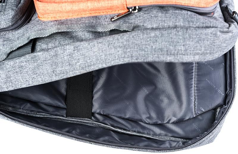 Çantë shpinore Modecom Reno, 15.6", najlon i papërshkueshëm nga uji, portokalli