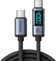 Kabllo USB Joyroom S-CC100A16, USB-C në USB-C, 1.2m, 100W, e zezë