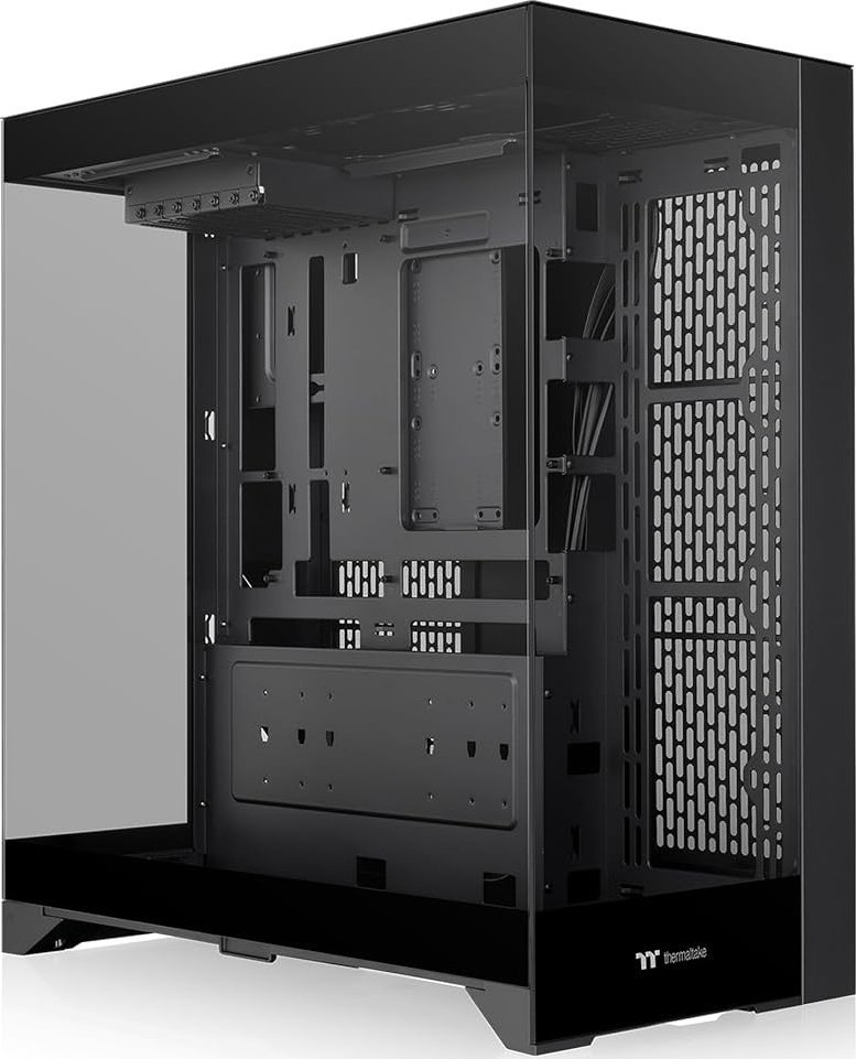 Куќиште за компјутер Thermaltake CTE E550 TG, mid tower, калено стакло, црно
